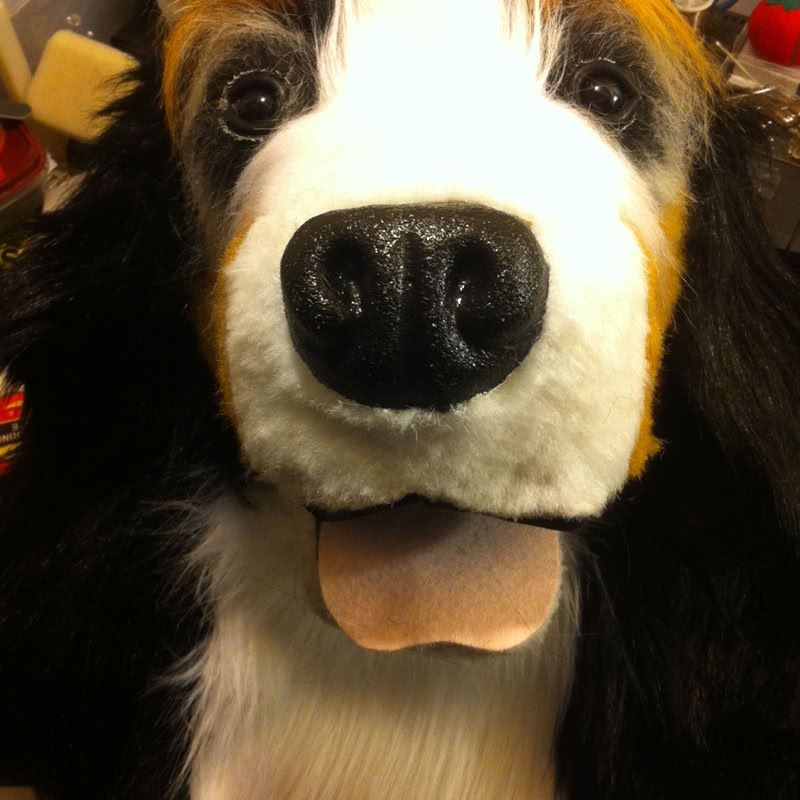 Nana dog puppet created for a Peter Pan theatre production