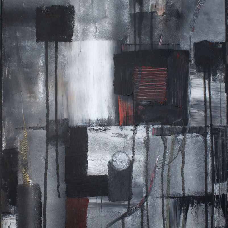 Abstract geometric painting by Jay Smith
